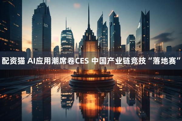 配资猫 AI应用潮席卷CES 中国产业链竞技“落地赛”